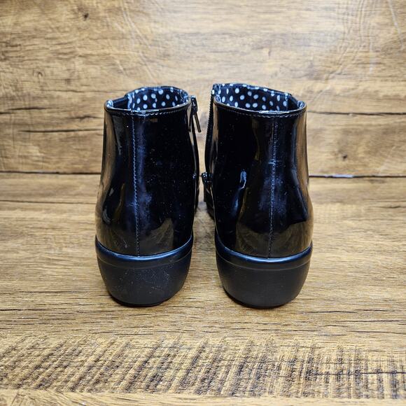 Alegria Climatease Black slip on Rain Boot Water Resistant sz 36 Us 6/6.5 - Picture 4 of 10